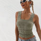 TO1527 Jacquard Knit Tank Top