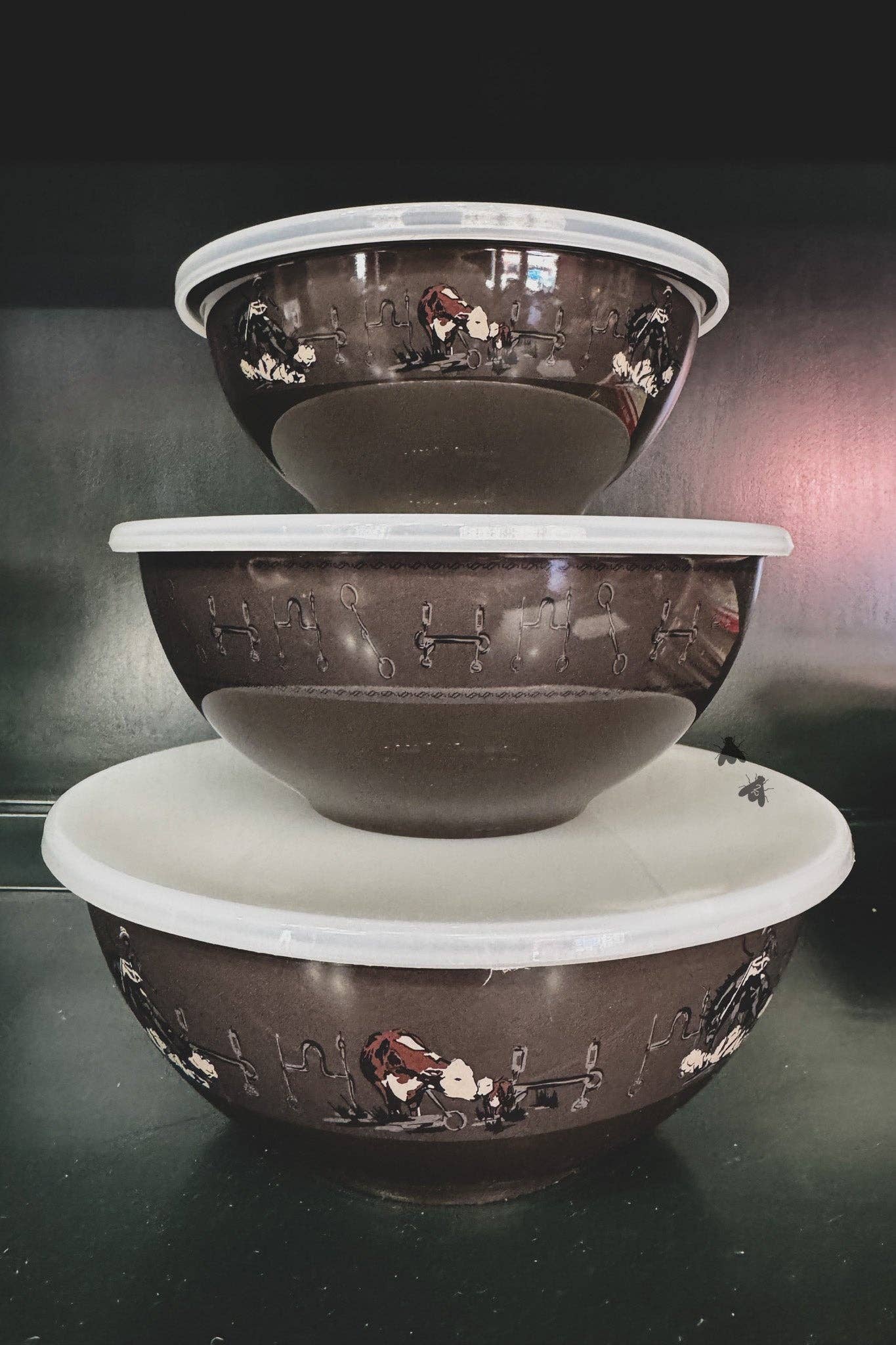 BOWLS *WESTERN design for the kitchen.