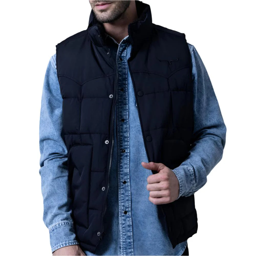 Outerwear Mens Kimes Muir Trail Vest Black