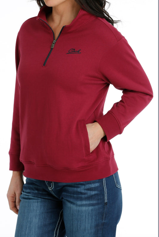 Outerwear Women’s Cinch 1/4 zip Sweater MAK7906001