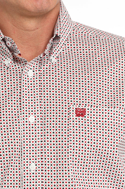 Shirts Men’s Cinch Long Sleeve Card Print MTW1105839