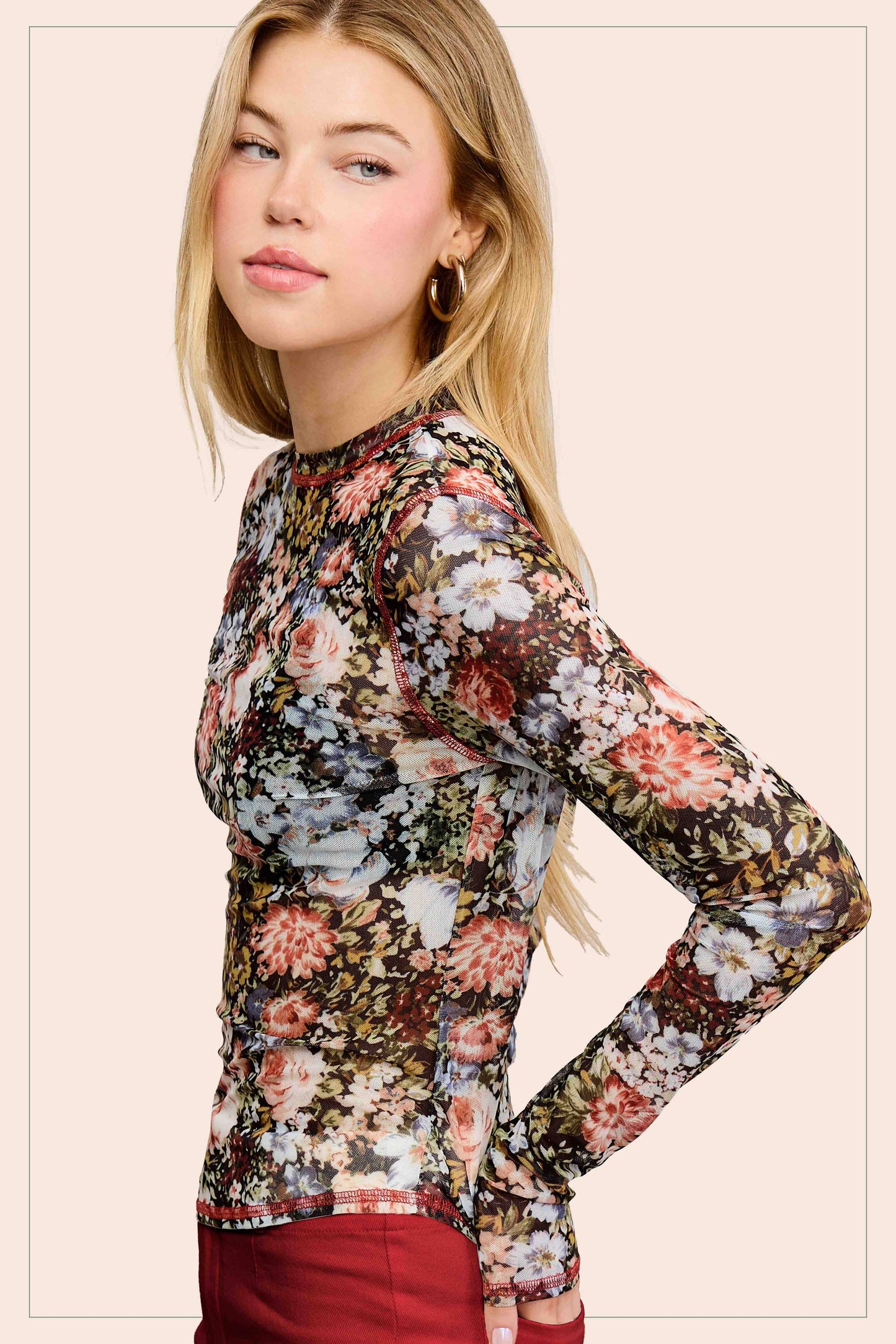 JCT7700-Floral Layer-Top