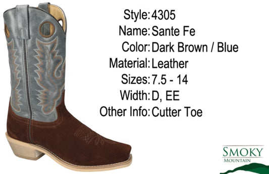 Boots Men’s Smoky Mountain Santa Fe 4305