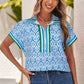 Shirts Women’s LDC Colorblock Regular Shift Short Sleeve Blouse 1020 420