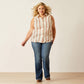 Shirts Women’s Ariat Billie Sleeveless Top in Dessert Stripe 10060369