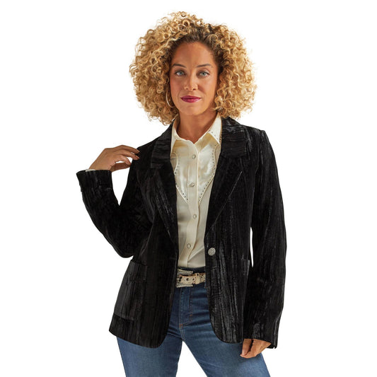 Outerwear Women’s Western Velvet Blazer 112342519