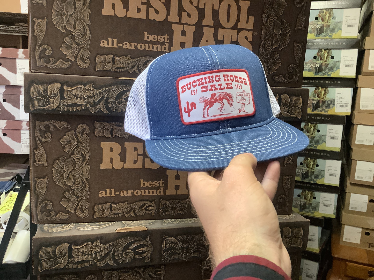 Ball Caps Cactus Alley Bucking Horse Sale TF103-P158