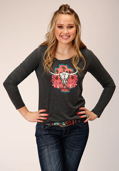 Shirt Women’s Roper Long Sleeve 03-038-0513-6113