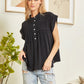 Women’s rayon button blouse MHS09