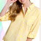 SRT7903-Stripe Button Shirt
