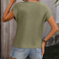 Women’s Shirts Short Sleeve Knit Tee RCJY00299