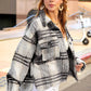 Outerwear Plaid Soft Brushed Button Down Jacket JKT1791