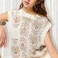 Outerwear Women’s Floral Sweater Vest MCS3587