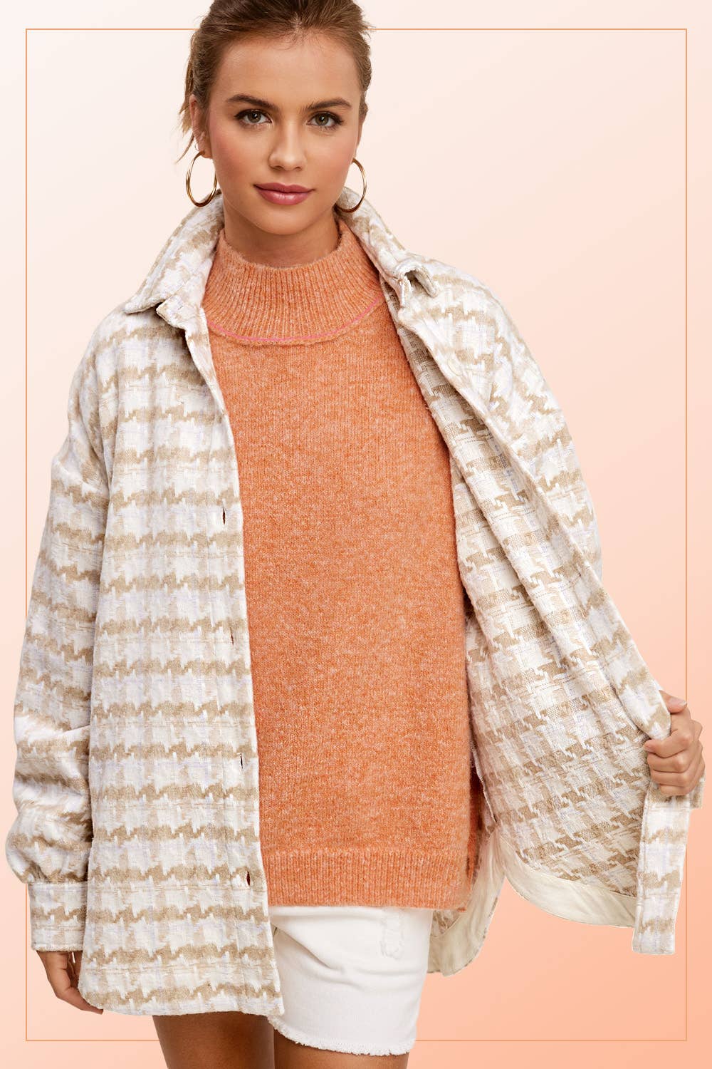 Outerwear Oversized Soft Brushed Shacket JKT1795