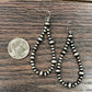 725238-1, 2.5" Handmade Navajo Bead Earrings