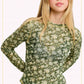 JCT7701-Floral Layer Top