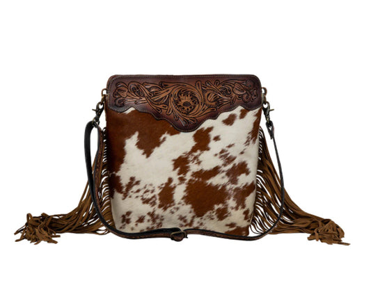 Purses Artesia Way Fringed Hand-Tooled Bag S-7323