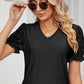 Women’s Shirt lace puff Sleeve CWTTSO470