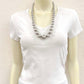 739619, 24" Handmade Very-Big Silver Navajo Necklace