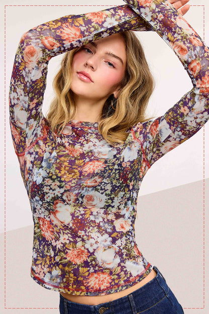 JCT7700-Floral Layer-Top