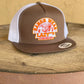 Hats Ball Caps Lazy J Arrowhead Brown White BRNWHT4OAH