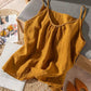 TO1185 Cotton Linen Camisole Tank Top