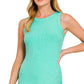 Ribbed Round Neck Tank Top 8491Y