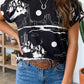 LDC Western Desert Sand Print Short Sleeve Knit Top 25227653