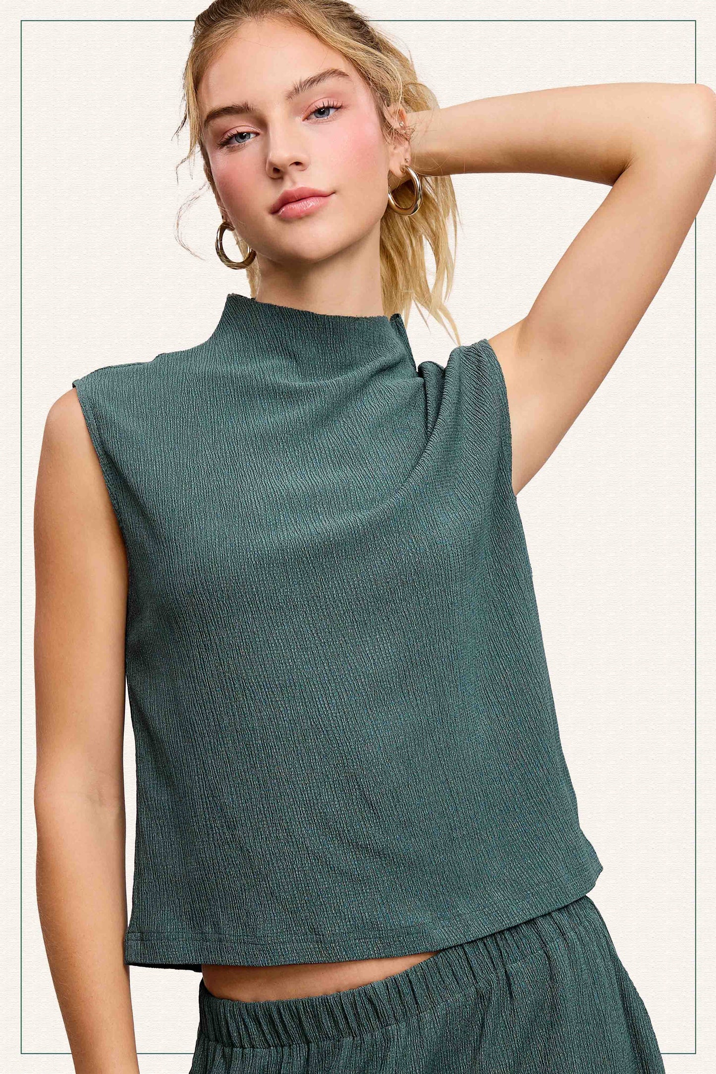 Crinkle Layer Top HCT7705