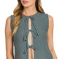 Tie Front Sweater Vest shirt