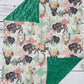 Baby Wild Cows Cactus Blanket
