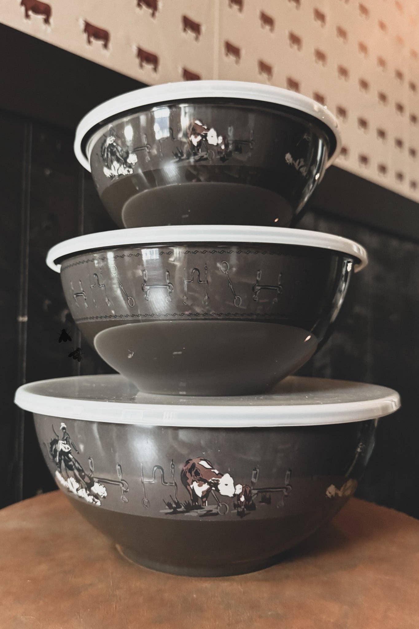 BOWLS *WESTERN design for the kitchen.