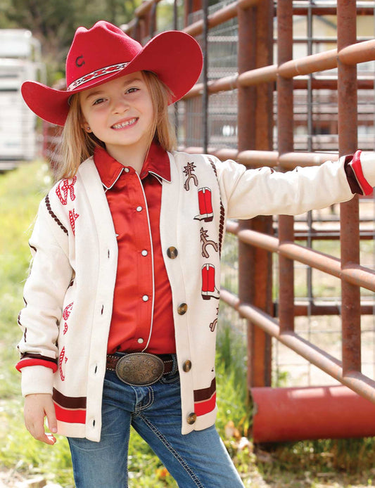 Girls Sweater Boot Cardigan cwk8012001 Outerwear Kid’s