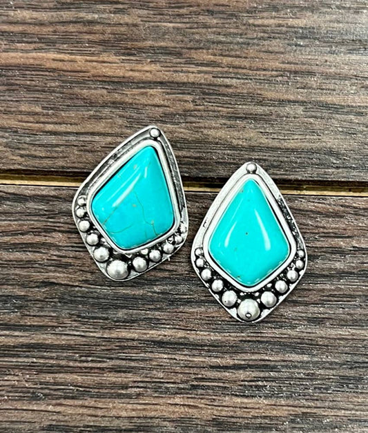 Turquoise Stud Earrings 724948