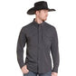 Shirts Men’s Rock&Roll Tek Western Black Long Sleeve BMN2S09641