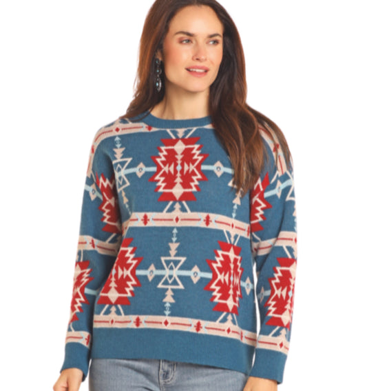 Outerwear Women’s Panhandle Southwestern Sweater LW32T04626