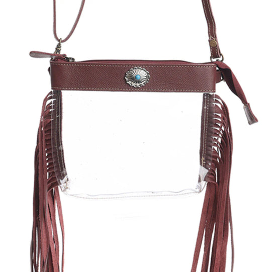 Purses Myra Bag Azura Clear Bag in Chocolate S-9553