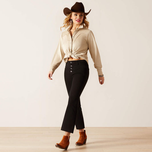 Shirt Women’s Ariat Sage Suede Snap Long Sleeve 10047255