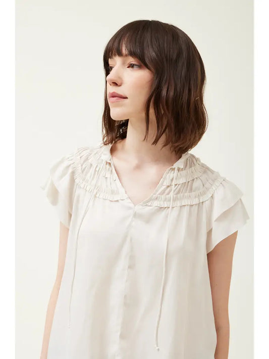 Shirts Women’s Sleeveless Ruffle 41581PP