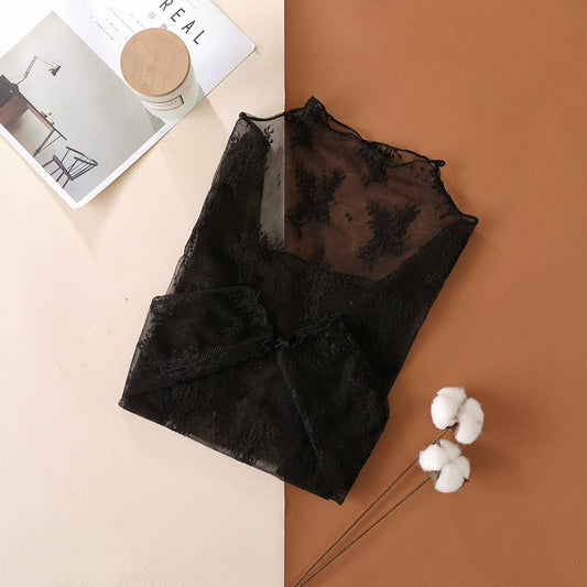 LACE SEE-THROUGH LAYERING TOP TO1022