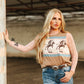 LARIAT Shirt LACE L/S *DUSTY ROSE mesh top