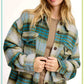 Outerwear Plaid Soft Brushed Button Down Jacket JKT1791
