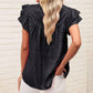 Shirts Women’s Polka Dot Ruffle Blouse RCWJ04176