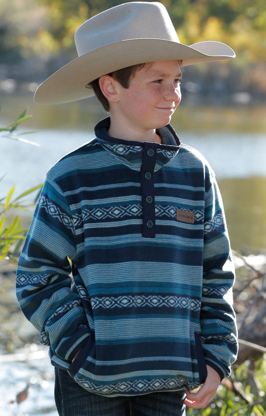 Outerwear Boys Cinch Polar Fleece Pullover MWK7590016