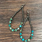 722751, 3" Handmade Navajo Square Gemstone Earrings