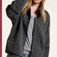 Outerwear Women’s Oversized Soft Quilted Button Down Jacket JKT1787