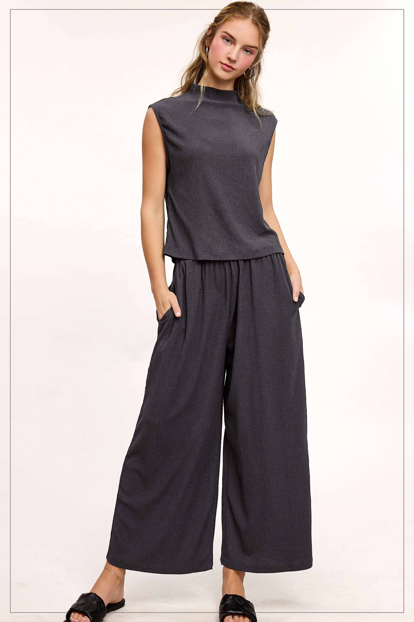 Crinkle Layer Top HCT7705