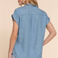 Dolman Short Slv Tencel Shirt A1G-T13802
