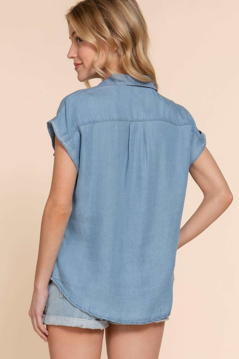 Dolman Short Slv Tencel Shirt A1G-T13802