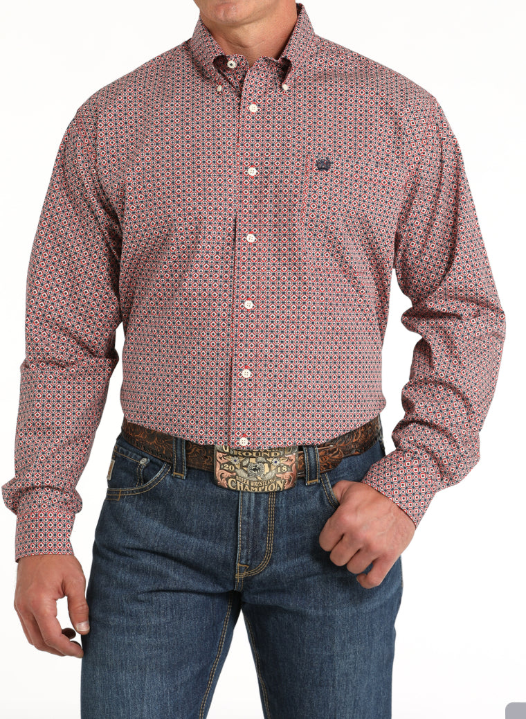 Shirts Mens Cinch Long Sleeve Button MTW1105804